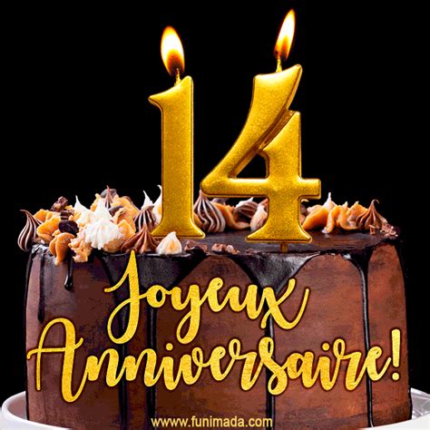 Joyeux Anniversaire 14 Ans  Télécharger Sur