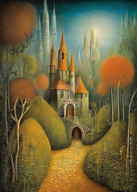 Castle in the enchanted forest by ArtsFuture on DeviantArt