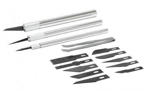 Rolson 17pc Hobby Knife Set T Ro 62917