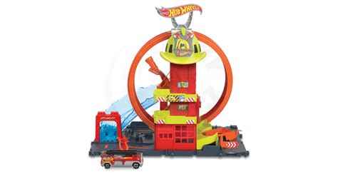 Mattel Hot Wheels City Super Loop Fire Station HKX41