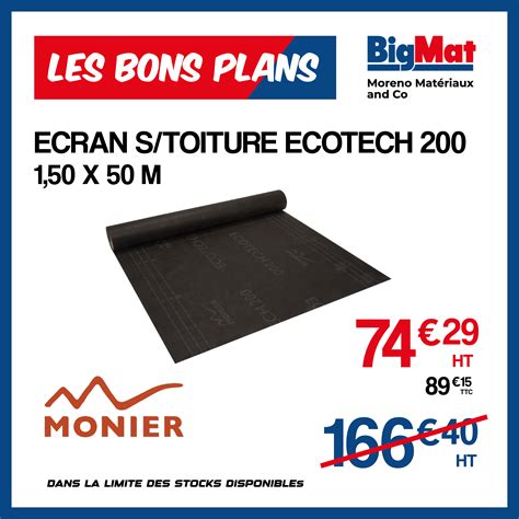 Ecran S Toiture Ecotech Bigmat