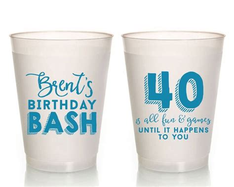 Personalized Birthday Cups Birthday Party Cups Birthday | Etsy