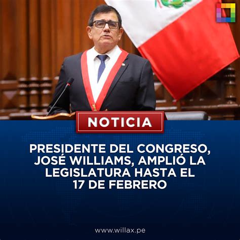 Willax Televisión on Twitter Noticia El titular del Parlamento