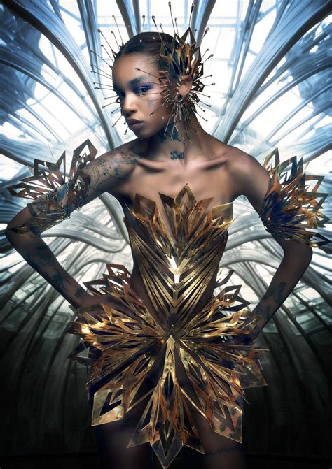 Editorial Architectonics Haute Couture Iris Van Herpen