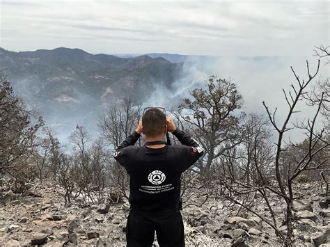 Lleva Protección Civil Apoyos A Brigadistas Que Combaten Incendios