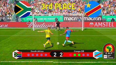 South Africa Vs Dr Congo Rd Place Penalty Shootout Africa