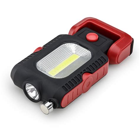 Hyper Tough Magnetic 100 Lumen Pocket LED Black Flashlight - Batteries ...