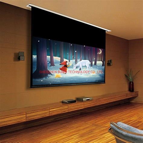 Ceiling Recessed Projection Screen Installation Shelly Lighting