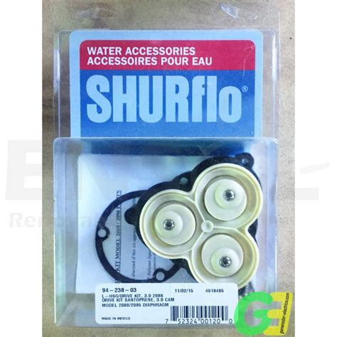 Shurflo Series Diaphagm Replacement Kit Part