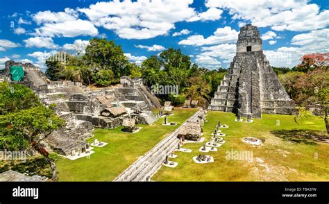 El Templo del Gran Jaguar en Tikal en Guatemala Fotografía de stock Alamy