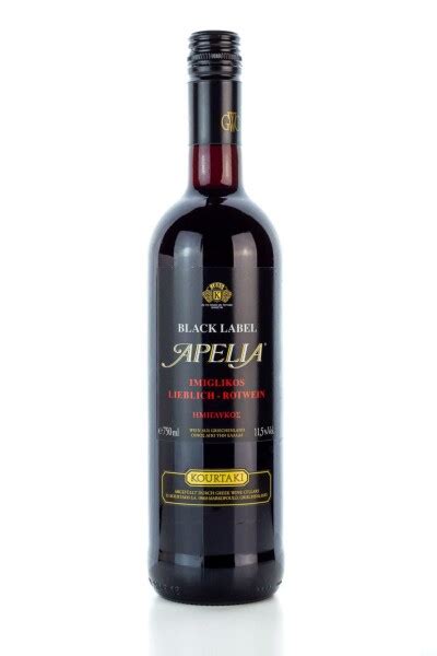 Apelia Black Label Griechischer Rotwein Imiglykos