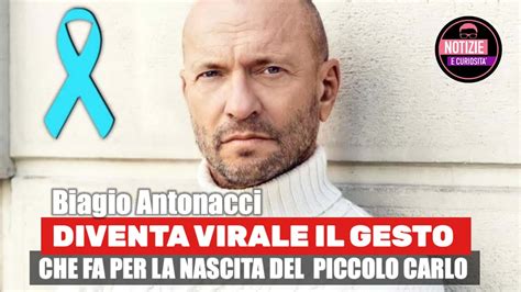 Biagio Antonacci Diventa Virale Il Gesto Che Fa Per La Nascita Del