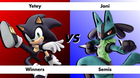 Smash Respawn Winners Semis Yetey Sonic Vs Joni Lucario