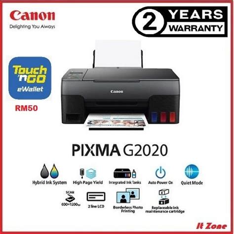 Canon Pixma Ink Efficient 3 In 1 Inkjet Printer G2020 G2730 Ink Tank