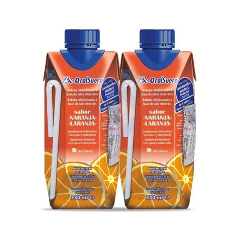 Pack Bi Oral Suero Naranja 2 X 330ml Laparafarmaciaencasa