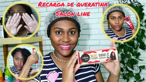 Testei recarga de queratina reparação total da Salon line YouTube