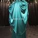 Latifa Teal Two Piece Satin Jilbab With Skirt Long Loose Etsy