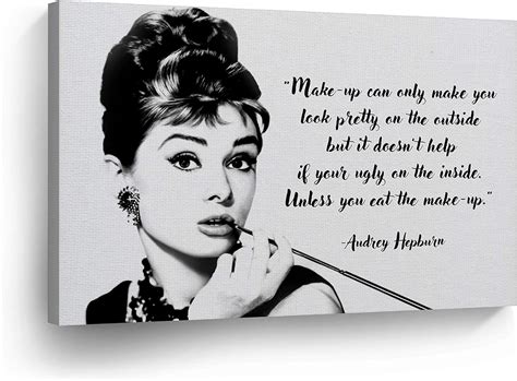 Audrey Hepburn Inspirational Wall Art Print Motivational Quote Poster