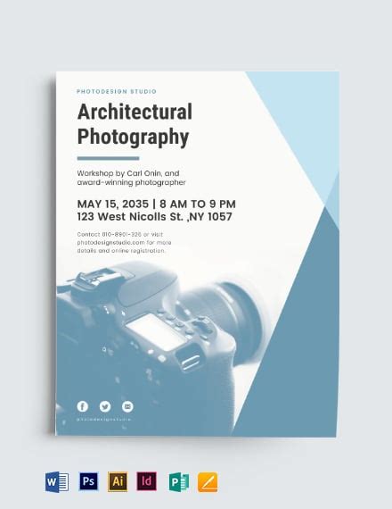 Free Photography Flyer Templates Adobe Photoshop Psd Template Net