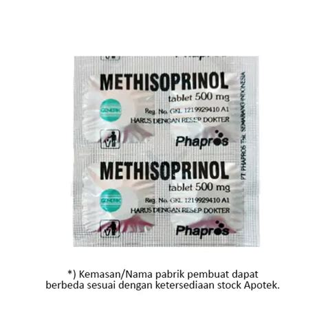 Methisoprinol Mg Tablet Kegunaan Efek Samping Dosis Dan