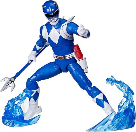 Power Rangers Mighty Morphin Lightning Collection Blue Ranger Action