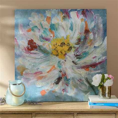 Colorful Flower Canvas Art Print Kirklands