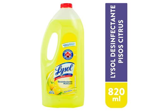 Comprar Desinfectante Para Pisos Lysol Citrus 820ml Walmart Guatemala