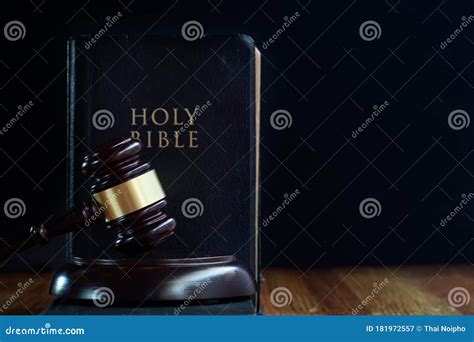 Judge S Gavel And Holy Bible Stock Image Image Of Equality Attorney