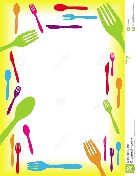 86 Food Border Clip Art ClipartLook