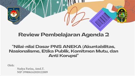 Review Pembelajaran Agenda 2 Latsar Cpns Tentang Nilai Nilai Dasar Asn Aneka Youtube