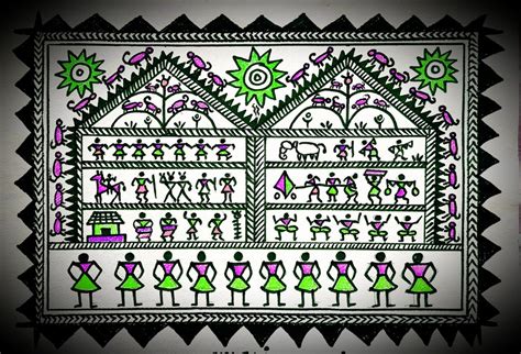 Warli Paintings Maharashtra India Etsy