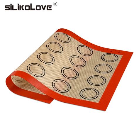 SILIKOLOVE 42 29 5 cm pişirme Mat yapışmaz silikon Pad levha Bakeware