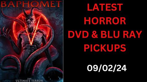 Latest Horror Dvd Blu Ray Pickups Youtube