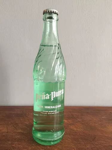 Antigua Botella De Refresco Pe A Pura Liquid Y Ficha En Venta En