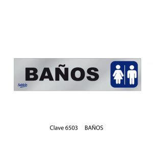 Señales para Baños Sablón