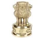 Buy Kartique Traditional Brass Ashoka Pillar National Emblem Four Lions