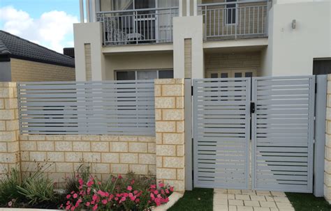 Aluminium Slat Fencing Gates In Joondalup The Fence King