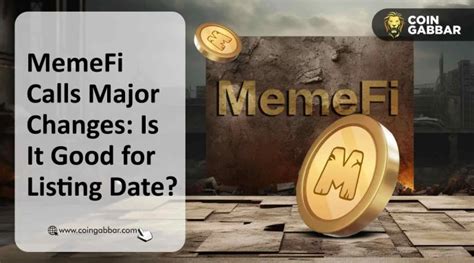 Memefi Listing Date Nears With Major Ecosystem Changes