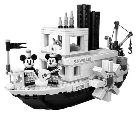 Lego Officially Unveils The Lego Ideas Steamboat Willie Set