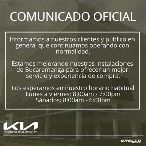 KIA Greccomotors On Twitter IMPORTANTE Continuamos Operando Con