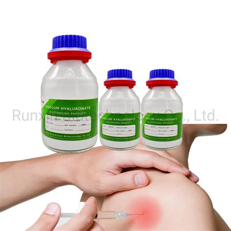 Orthopaedic Surgery Joint Lubrication Injection Ep Grade Hyaluronic Acid Sodium Hyaluronate