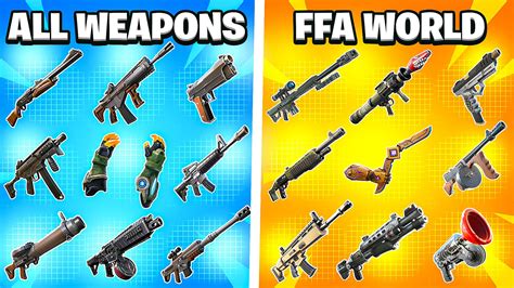 💥 New Ffa World All Weapons And Cars 💥 6386 5448 8293 By Jugg