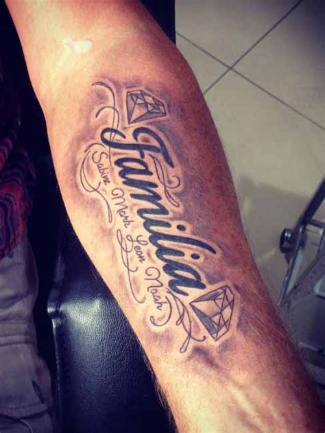 Forearm Tattoo Lettering