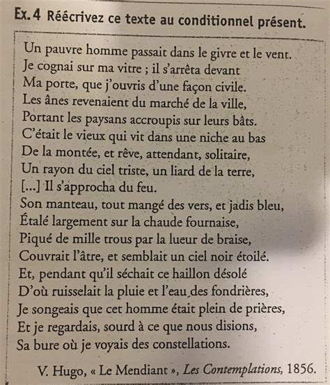 Bonjour je comprends pas du tous aide moi svpp Réécrivez ce texte au