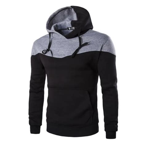 Fashion Mens Autumn Winter Hoodies Male Sudaderas Hombre Hip Hop Tops