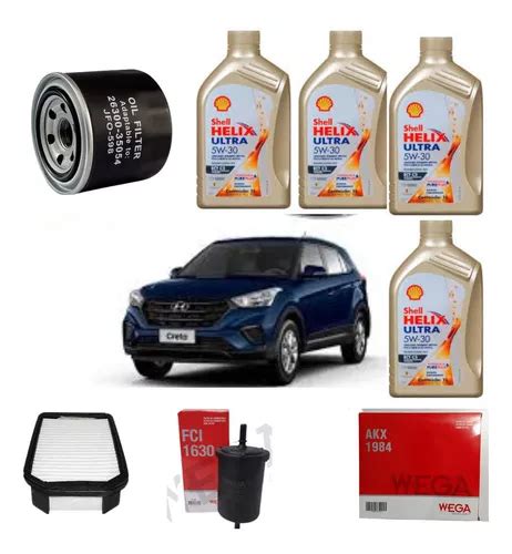 Kit Revis O Hyundai Creta Troca De Leo Shell W Parcelamento