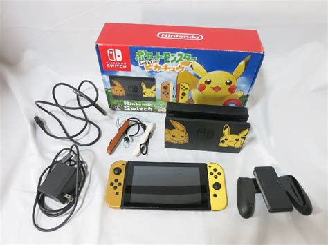 【やや傷や汚れあり】1円スタート任天堂 ニンテンドー Nintendo Switch ポケットモンスター Letsgo ピカチュウ Hac