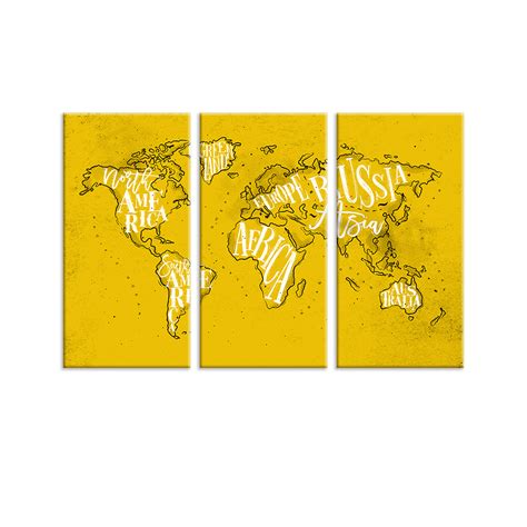 Canvas World Map Archives - Motion Ink - Home Decor store.