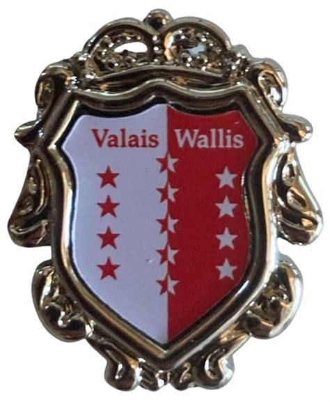 Pin Wappen Wallis Ansteck Pins Creanorm Polypins