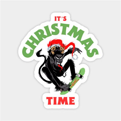 Funny Krampus Christmas - Christmas - Magnet | TeePublic